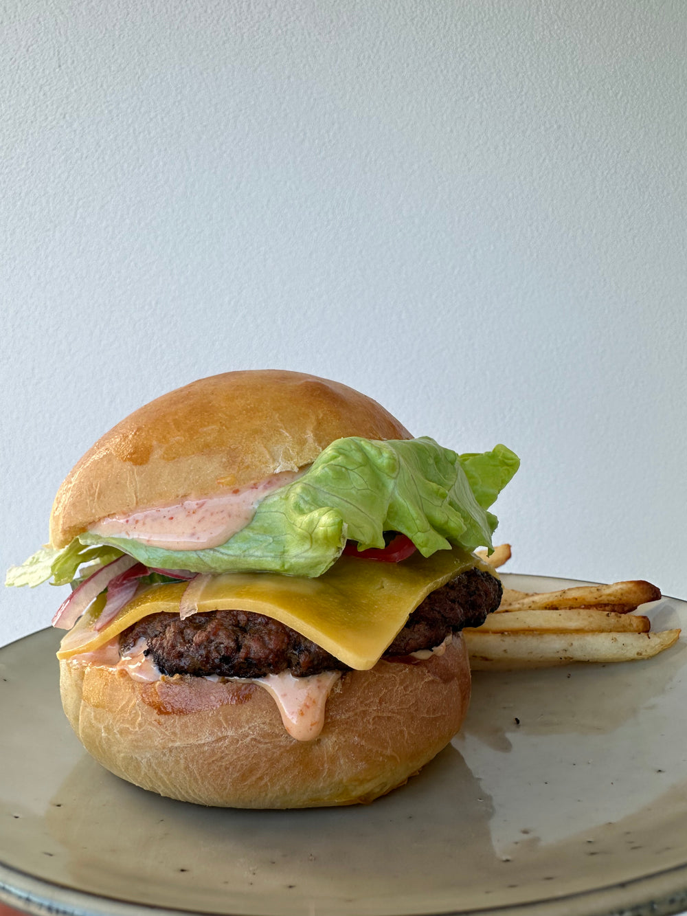 Smashed Kimchi Burgers