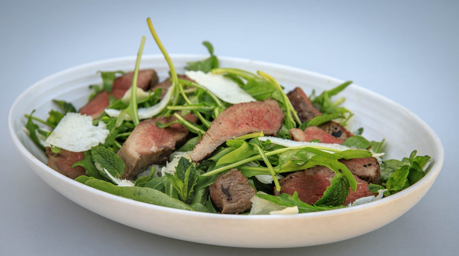 Lamb Silverside with Rocket and Parmesan