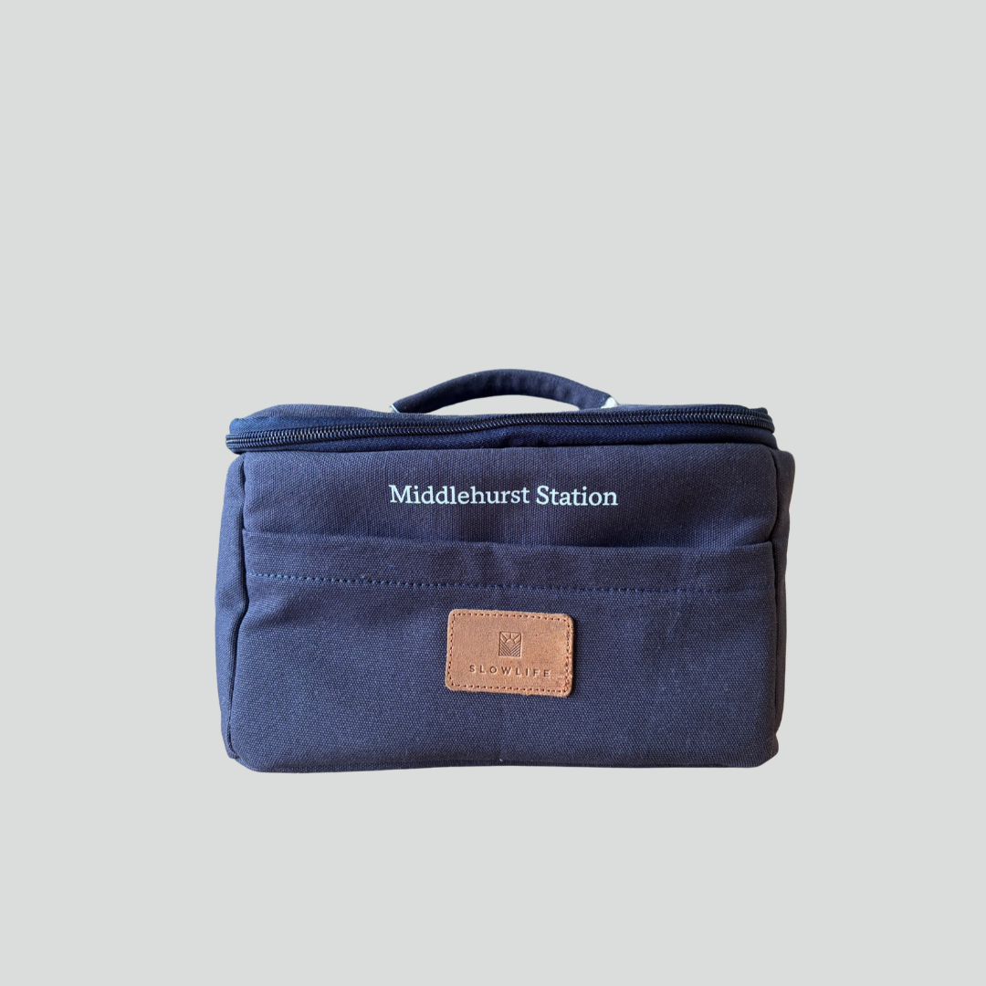 Slow Life x Middlehurst Lunch Bag - Navy