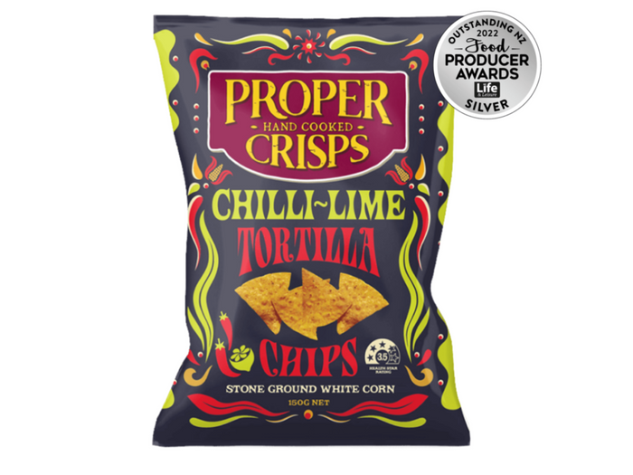 Proper Crisps Chili Lime Tortilla