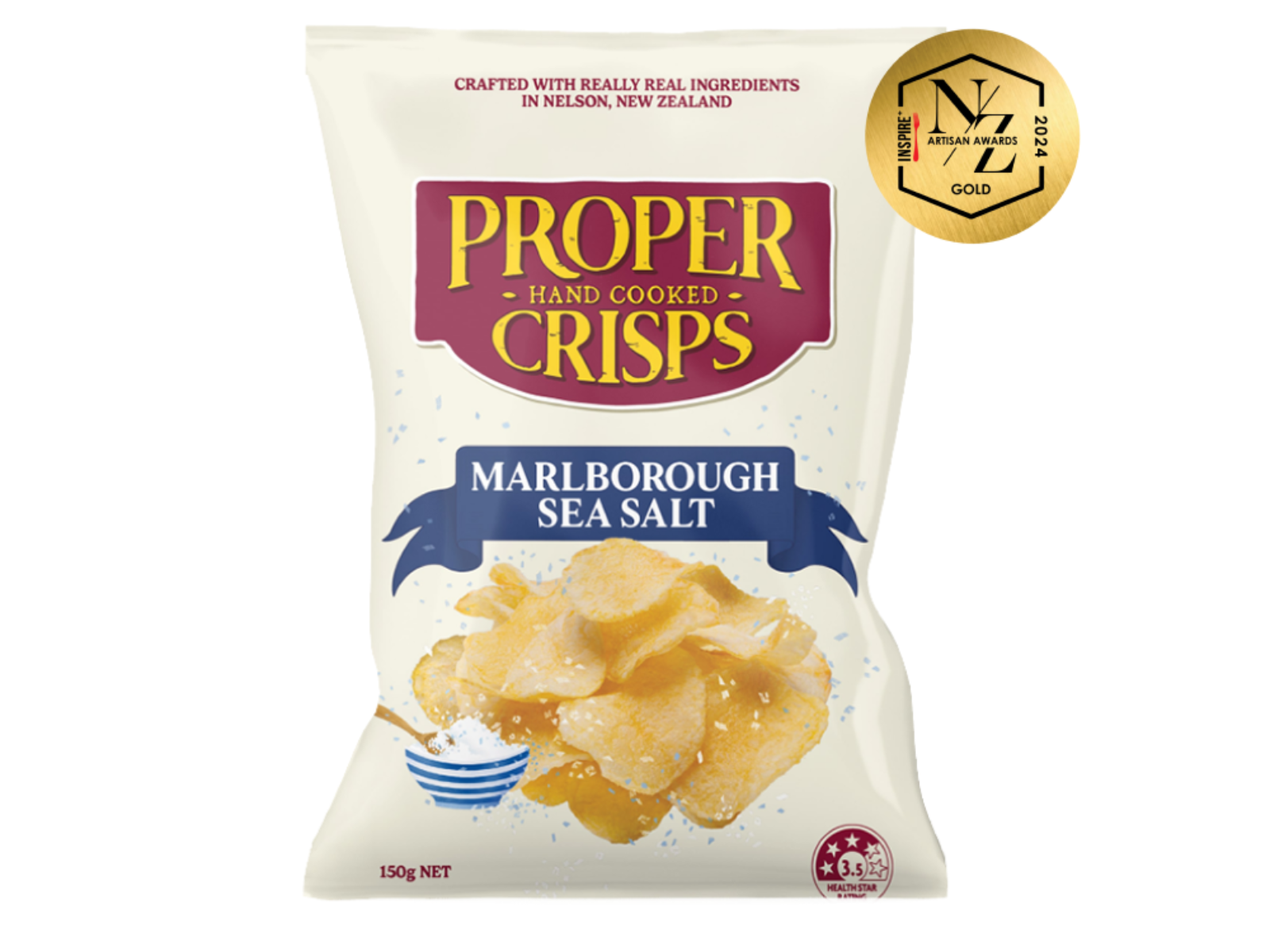 Proper Crisps Marlborough Sea Salt