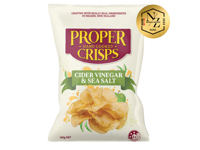 Proper Crisps Cider Vinegar & Sea Salt